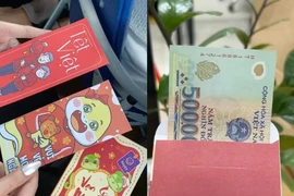 Đi làm “khai xuân”, giới trẻ khoe thành quả bội thu lì xì