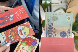 Đi làm “khai xuân”, giới trẻ khoe thành quả bội thu lì xì