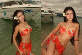 Tiktoker Xuân Ca tiếp tục đốt mắt fan với loạt ảnh bikini nóng bỏng