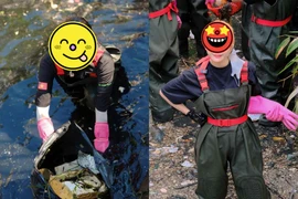 Gái xinh sáng lội mương rác, tối lên bar đẹp như công chúa