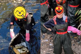 Gái xinh sáng lội mương rác, tối lên bar đẹp như công chúa