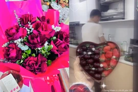 Hội chị em đồng loạt khoe “chiến tích” ngày Valentine