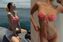 Cận cảnh body “đẹp từng centimet” của nàng dâu hào môn khi diện bikini