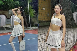 Bạn gái tin đồn của Xemesis lên đồ pickleball, khoe dáng nuột nà