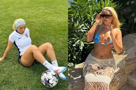 Mỹ nhân làng túc cầu Madelene Wright siêu đẹp với loạt ảnh đi biể