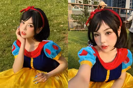 Hot girl đốn tim fan với màn hóa thân Bạch Tuyết phiên bản Việt