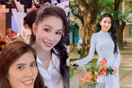 Bà xã MC Quyền Linh tuổi U60 vẫn trẻ trung xinh đẹp, sành điệu