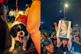 Loạt ảnh “đi bão” ấn tượng ăn mừng chiến thắng tuyển Việt Nam 