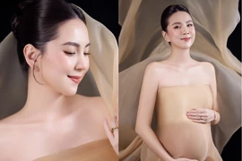 MC Mai Ngọc “tỏa sáng” với vẻ đẹp ở những ngày cuối thai kỳ