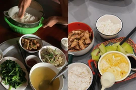 Những mâm cơm ngày bão lụt nhìn là thấy ấm lòng