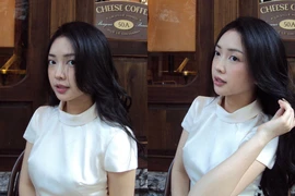 Vợ Hà Đức Chinh khoe nhan sắc “gái một con mòn con mắt”