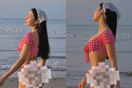 “Nữ thần phòng gym” khoe dáng cực phẩm sau một mùa Tết