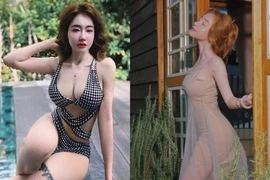 Cựu hot girl Elly Trần diện váy “đánh lừa thị giác” cực cuốn hút