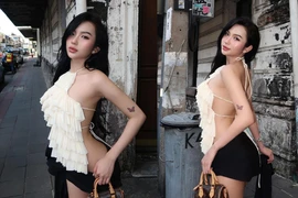 Bạn thân Xuân Ca diện mốt không nội y khoe “góc nghiêng cực phẩm“