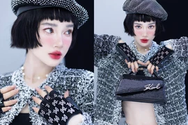 Nhã Phương khiến netizen “tròn mắt” với màn “biến hình” Giáng sinh