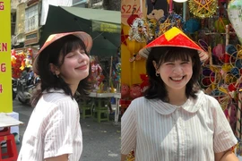 Bông hồng lai Việt - Thổ Nhĩ Kỳ đội nón lá, nhan sắc thiên thần