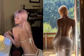 Nữ streamer gốc Việt diện mốt không nội y, khoe lưng trần gợi cảm