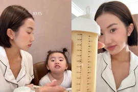 Hot girl TikTok Huyền 2k4 được khen vợ hiền mẹ đảm