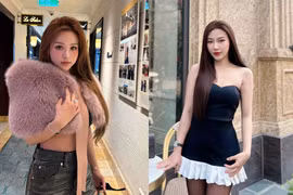“Phú bà” Huyền Baby mặc hở táo bạo bất chấp thời tiết giá lạnh
