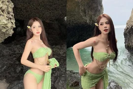 Tiktoker Ngân Hà mở đầu năm 2025 với loạt ảnh bikibi cực “cháy“