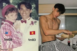 Gia đình bố Việt mẹ Tây nhan sắc cực phẩm khiến netizen xuýt xoa