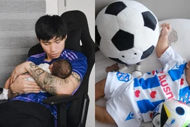 Vừa gia nhập MXH, con trai Đoàn Văn Hậu đã có lượng fan khủng