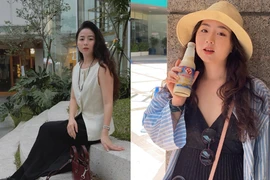 Hot girl xứ Thanh 2 con vẫn trẻ như học sinh cấp 3