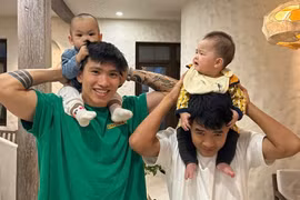 Màn “giao lưu” giữa con trai Văn Hậu và Đức Chinh hút nghìn like