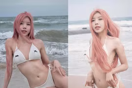 Chị đẹp Trang Pháp thả dáng “cực gắt” với bikini hai mảnh nhỏ xíu