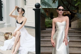 Bạn thân 15 năm của Chi Pu khoe bờ vai “móc áo” gợi cảm