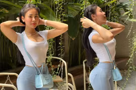 Danh tính hot girl khoe 3 vòng đâu ra đấy khi đi cafe