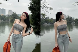 “Bạn gái” Văn Thanh khoe vòng eo con kiến, caption thả thính cực ngọt