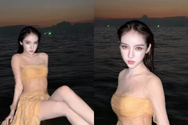 Mỹ nhân Thái Lan hoá thân nàng “thuỷ quái” gợi cảm bên bờ biển