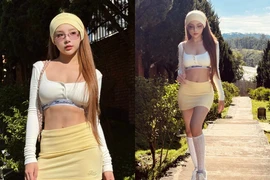 Huyền Baby hóa “búp bê sống” giữa Đà Lạt, visual lấn át thiên nhiên