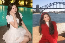 Con gái út Quyền Linh ưa diện đồ ngắn, nhan sắc ngọt ngào