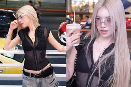 Tiktoker Ciin “đánh úp” netizen với màn diện áo xuyên thấu táo bạo