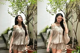 Vợ Đoàn Văn Hậu chưa dám khoe dáng sau khi sinh con