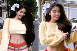 Hot girl Sài thành khoe vòng eo bé xíu cùng cơ bụng cực phẩm