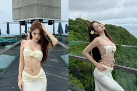 Tiktoker Ngân Hà “chiếm sóng” mạng xã hội với loạt ảnh bikini nóng bỏng