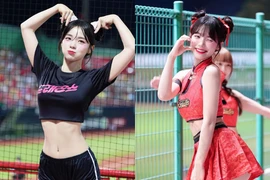 Nữ thần cổ vũ Hàn Quốc xinh ngất ngây trong loạt váy siêu ngắn