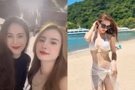 Em gái Công Vinh hiếm hoi xuất hiện chung, đọ sắc với chị dâu