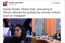 Người mẫu hầu tòa vì đăng ảnh không trùm đầu