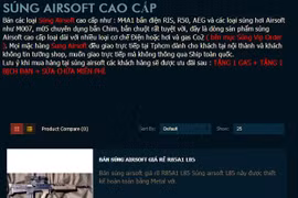 Chợ vũ khí khuyến mãi... hàng kích dục