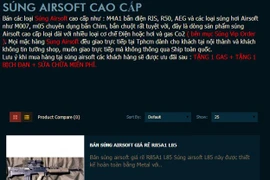 Chợ vũ khí khuyến mãi... hàng kích dục