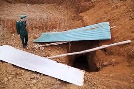 Phát hiện địa đạo sát biển Cửa Tùng