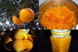 Làm mứt vỏ cam mật ong đón Tết