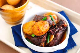 Sườn non om khoai tây ngon đậm đà 