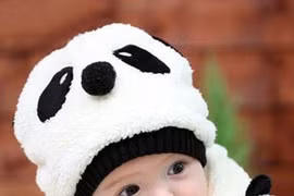 Mũ len mùa đông rực rỡ màu sắc cho bé