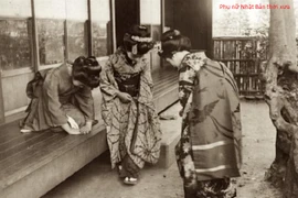 Loạt ảnh đặc biệt về phụ nữ Nhật Bản năm 1914