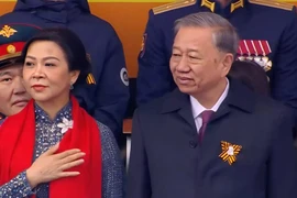 Tổng Bí thư Tô Lâm dự Lễ duyệt binh Ngày chiến thắng tại Quảng trường Đỏ